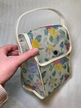 Adorable Floral Mini Mesh Handbag 🌸